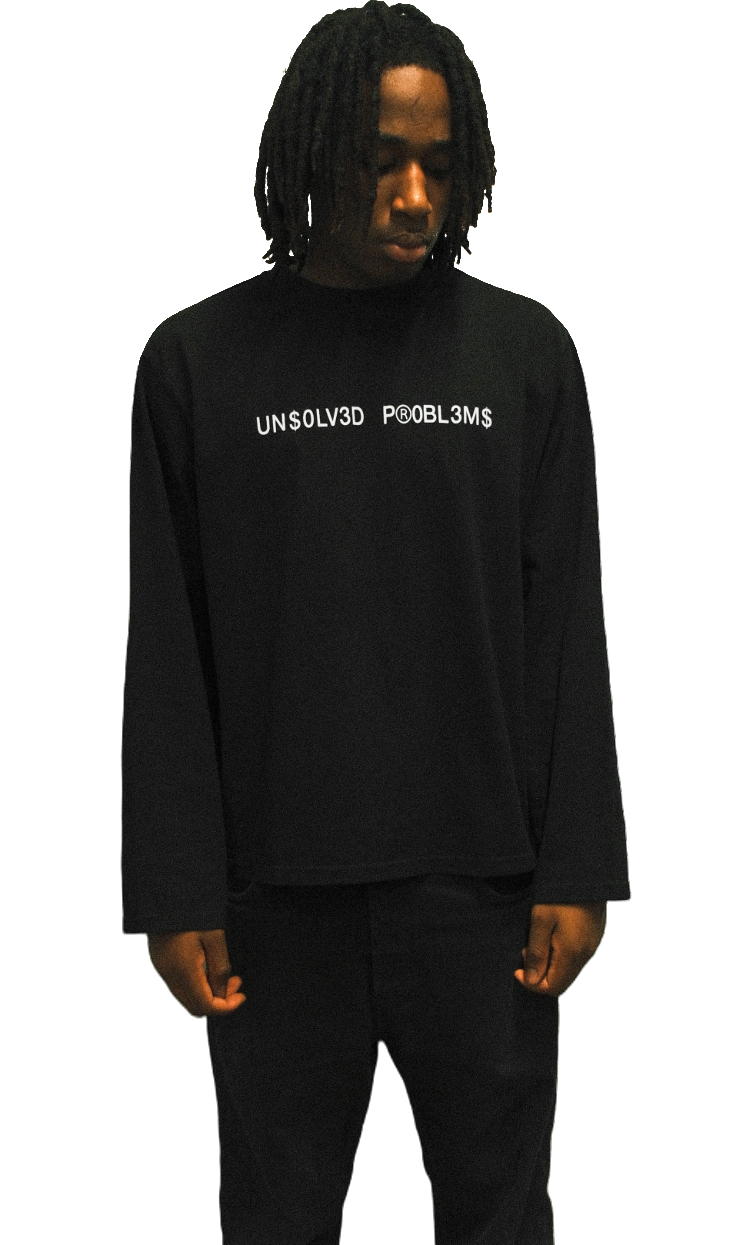 Model wearing the Text Longsleeve